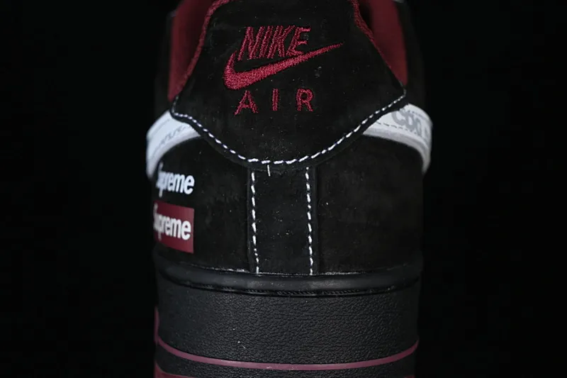 All categories Nk Air Force 1 Air Force series Nk Air Force 1 Low Air Force low top Nike Air Force 1'07 Low Supreme joint black and red grimace Air Force 1 low top casual sneakers XZ6188-117